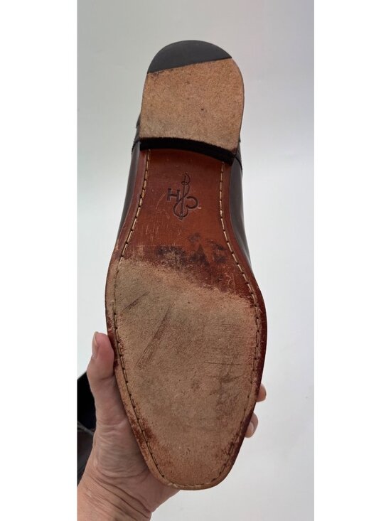 Cole Haan Mens Brown Leather Oxfords Size 12M With Lace-Up Design main image 8